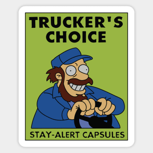 Trucker's Choice Alert Capsules Sticker